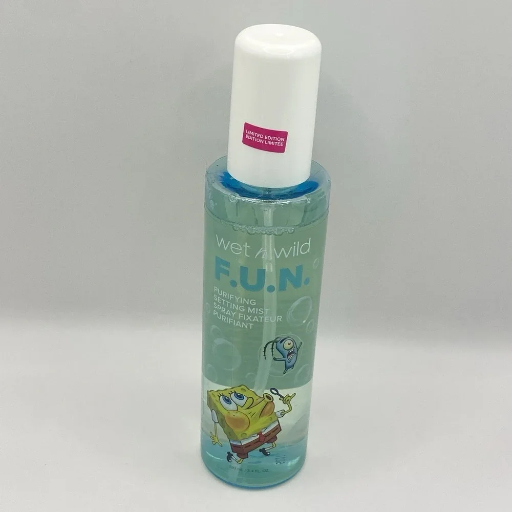 Wet n Wild Makeup X SpongeBob F.U.N. FUN Purifying Setting Face Mist 3.4 oz
